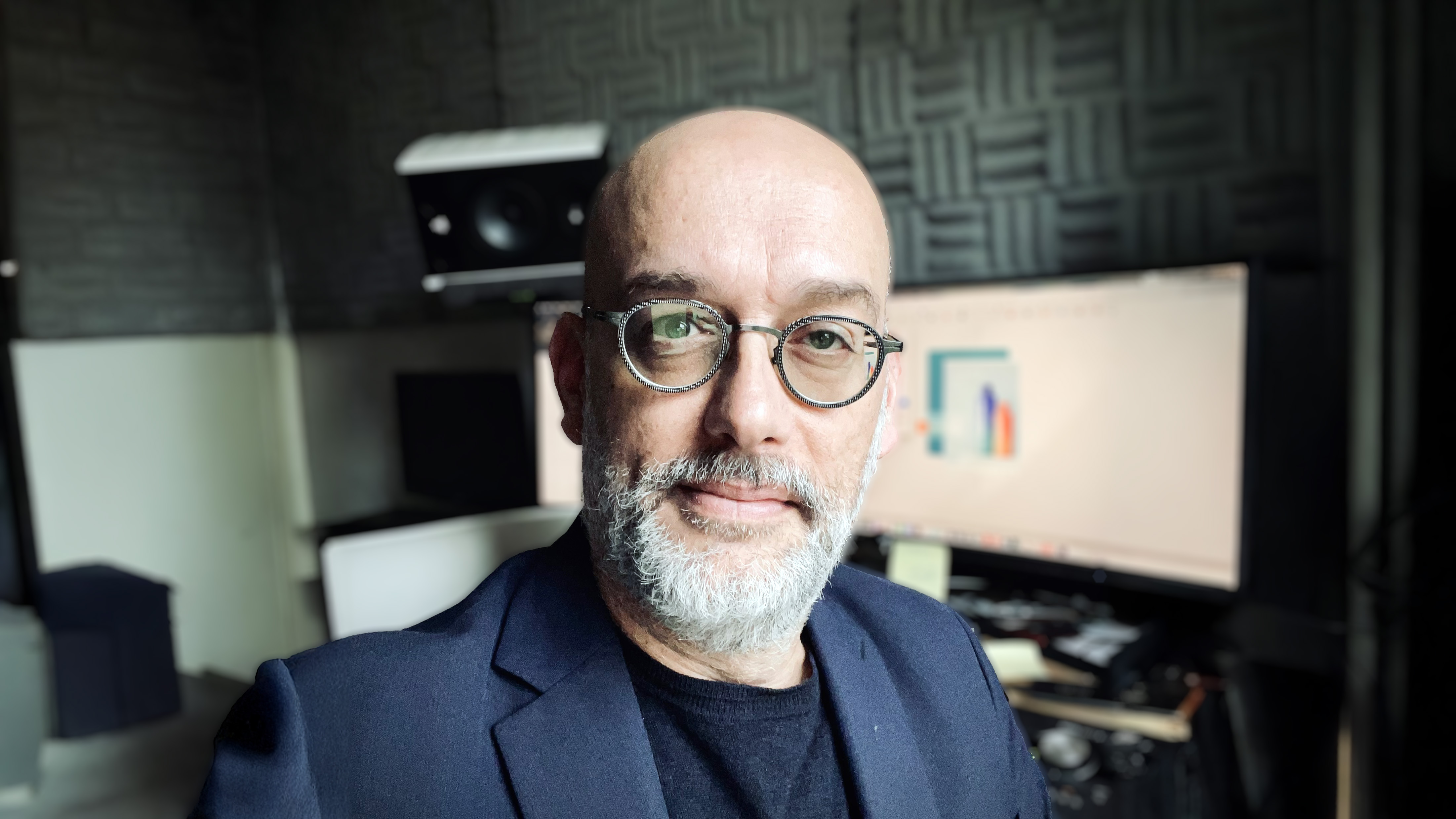 Bertrand Cordonnier en studio